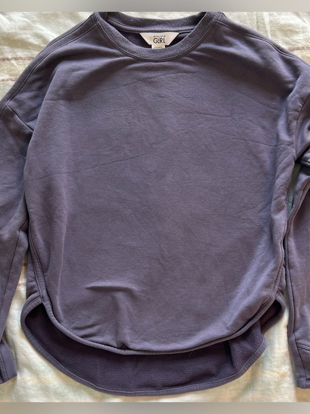 Athleta Girl Purple Crewneck Pullover L 12